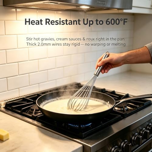 Whisk, Heavy Duty2.0mm Thick Wire Whisks 304 Stainless Steel whisk
