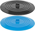 Silicone Sink Drain Plug Set – 2-Pack Extra-Wide 6-Inch Stoppers for