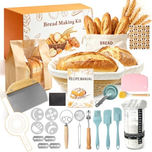 Sourdough Bread Baking Kit with Proofing Basket