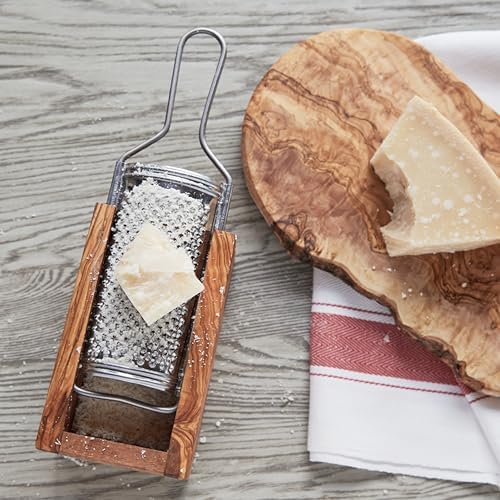Italian Olivewood Parmesan Cheese Box Grater
