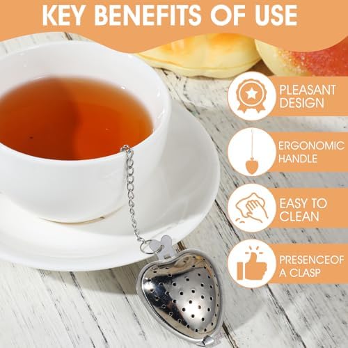 40 Pcs Stainless Steel Tea Ball Mesh Tea Infuser Strainers Premium Tea