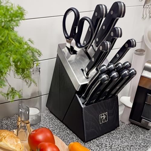 HENCKELS Classic 15-Piece Self-Sharpening Knife Block Set