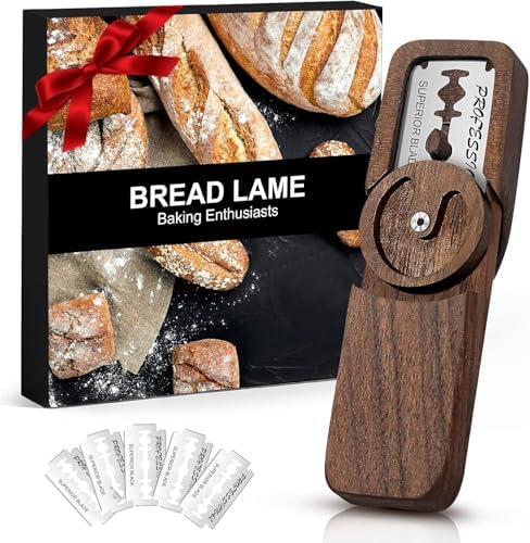 Magnetic Bread Lame Dough Scoring Tool,Lame Bread Tool with Turntable