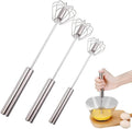 Stainless Steel Semi-Automatic Whisk, 2026 New Stainless Steel Egg