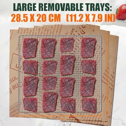 Dehydrator Machine, 400W/800W, 8 Trays