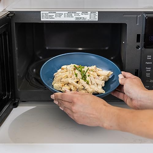 Grow Forward Premium Wheat Straw Pasta Bowls - 30oz Unbreakable Wide &