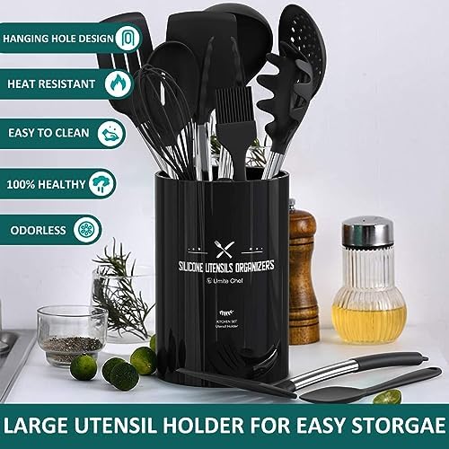Umite Chef 15pcs Silicone Cooking Utensils Set