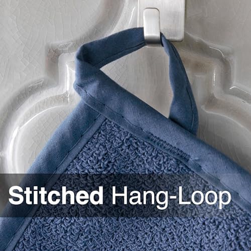 RITZ Cotton Potholder and Hot Pad 2-Pack, Federal Blue
