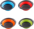 HmaxMork 5QT Silicone Collapsible Colander Set with Quick Draining