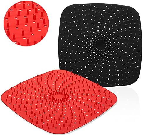 Upgrade Reusable Air Fryer Liners with Raised Silicone | Patented