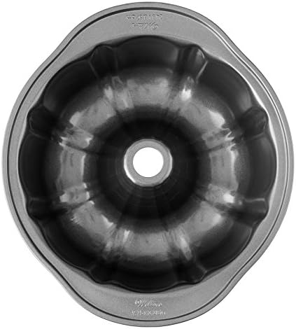 Wilton 9-Inch Steel Round Fluted Tube Cake Pan, Non-Stick, 12-Cup