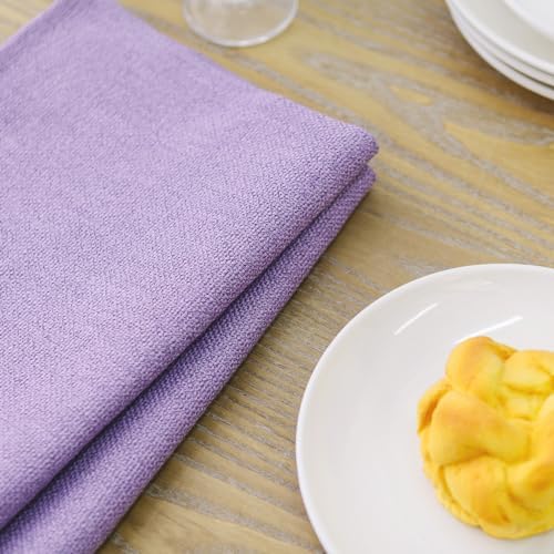 4 Piece Soft Caddice Faux Linen Decorative Place Mats Heat Resistant