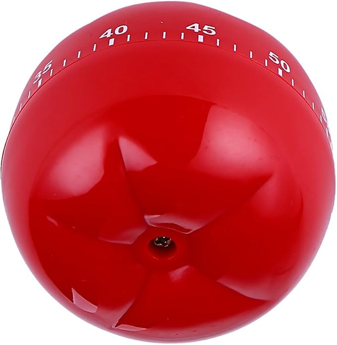 Tomato Mechanical Kitchen Timer, 60 Minutes Vegetable Cartoon Timer Ringing - Image 2