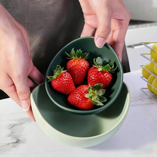 Notakia Salad Decorative Bowls Lotus Shaped Pasta Bowls Dishwasher