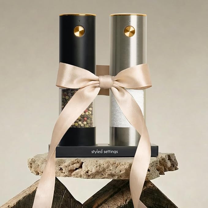 Rechargeable Salt and Pepper Grinder Stainless Steel – Electric Salt and Pepper - Image 9