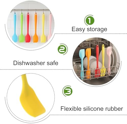 36-Piece Mini Silicone Spatula Set, 8.3 Inch