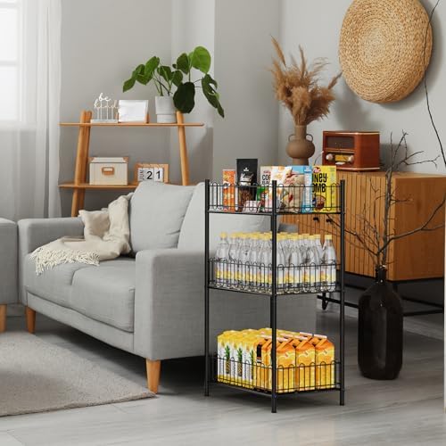 OYEAL Water Bottle Holder Rack 3 Tier Soda Drink Organizer Vertical