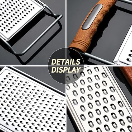 2 Pack Stainless Steel Handheld Grater Set,Coarse & Fine Kitchen