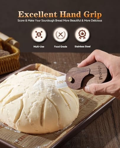 Bread Lame, Scoring Tool for Sourdough with 5 Retractable Razor