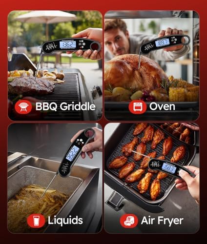 Digital Meat Thermometer, Black