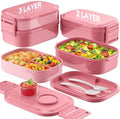 BiuLeon Bento Box Adult Lunch Box, 65 Oz Capacity Lunch