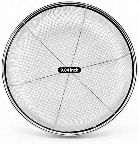 Fine Mesh Strainer for Kitchen, Stainless Steel Colander Bowl for