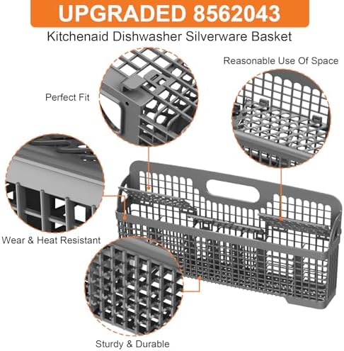 8562043 WP8562043 Universal Dishwasher Silverware Basket For