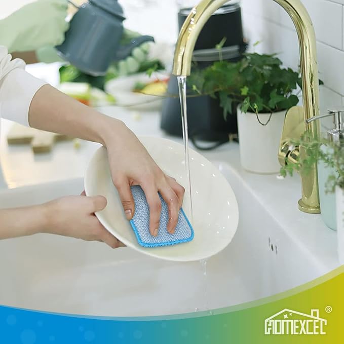12 Pack Scrub & Wipe Cloths, Dual-Sided Sponges - Image 5