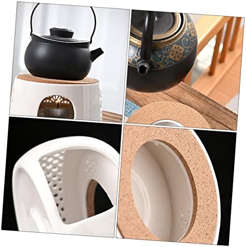 Ceramic Tea Warmer with Candle Holder Xmas Glass Teapot Base