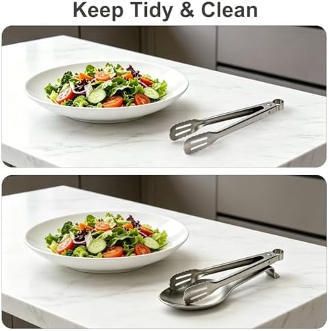8 Pack Stainless Steel Spoon Rest, 10 Inch Ladle Spatula Holder