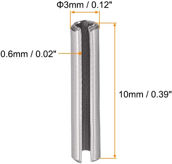 uxcell Slotted Spring Pin - Image 2