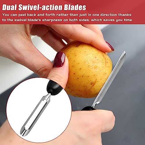#1071 Vegetable Peeler, Stainless Steel Fruit Potato Peeler, Swivel