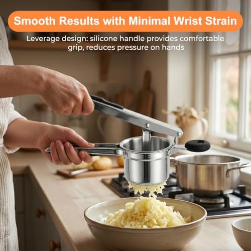 Potato Ricer Potato Masher Spaetzle Maker Potato Press for Kitchen