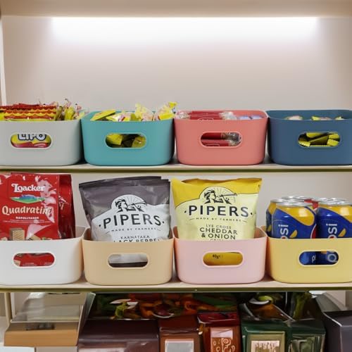 ZEXALOR 8-Pack Small Drawer Organizer Bins