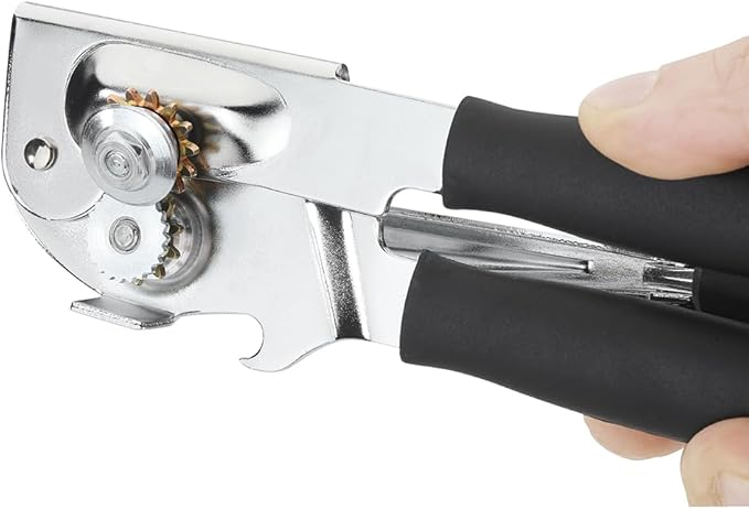 Manual Can Opener with Soft Handles, Commercial Can Openers Heavy Duty - Image 5