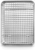 Joyfair 12.5” Baking Sheet Pan with Rack, Stainless Steel Toaster Oven