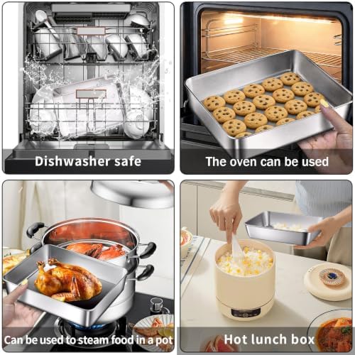 GIUOIDUO stainless steelFood Storage Containers setsstorage box with