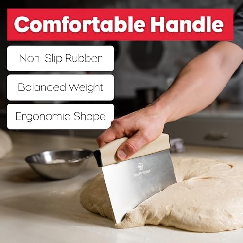 Brod & Taylor Bench Knife with 1" Markings and Non-Slip Rubber Handle