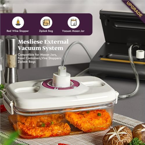 Mesliese 90kPa Vacuum Sealer, Dry/Moist Modes