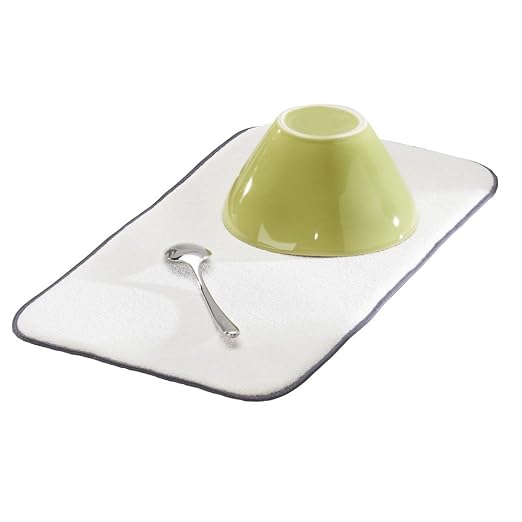 iDesign iDry Absorbent Kitchen Countertop Dish Drying Mat - Image 3