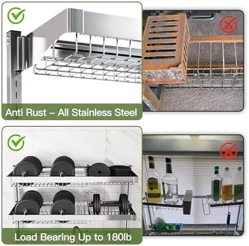 BOOSINY Extra Large Over-the-Sink Dish Drying Rack