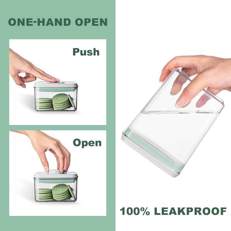 Ankou 6Pcs Airtight Food Storage Containers, BPA-Free