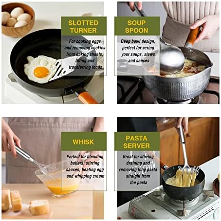 Fungun 28-Piece Stainless Steel Kitchen Utensil Set