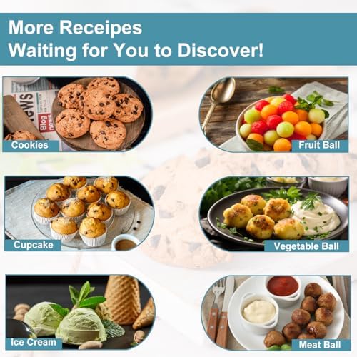 HOMURE H Cookie Scoop Set, Include 1 Tbsp/2 Tbsp/3 Tbsp, Cookie Dough