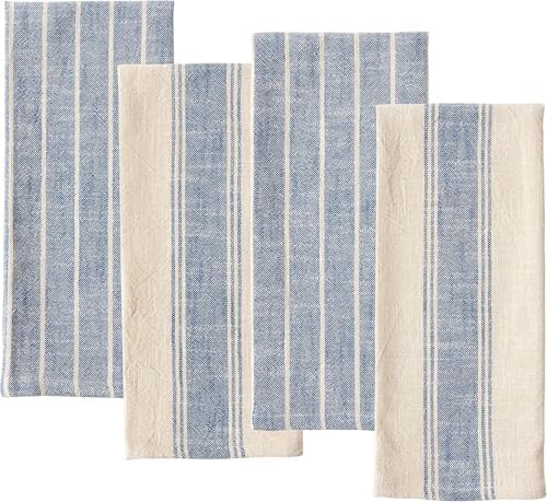 KAF Home Natural Rustic Farmhouse Slubbed Kitchen Towel | 100% Cotton