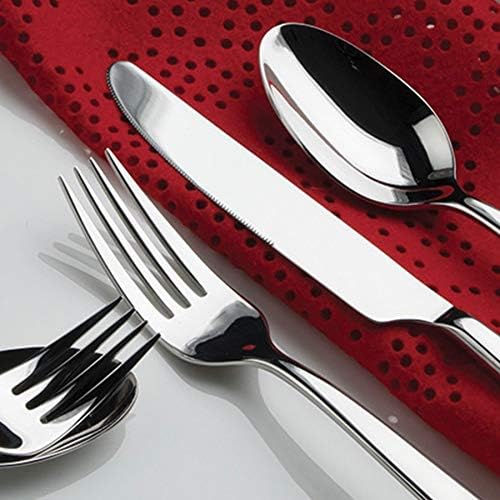 Gourmet Settings 60-Piece Silverware Resto Collection-Polished