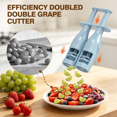 Double Barrel Grape Cutter for Toddlers