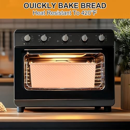 2 PCS Pullman Loaf Pan With Lid, 2.2 LB/1 LB Sandwich Bread Loaf Pan