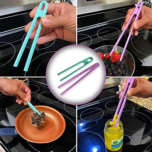 Toaster Tongs, 6 in and 8 in, Set of 2
