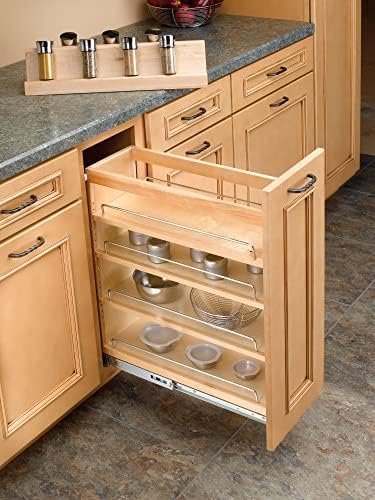 Rev-A-Shelf Wood Spice Insert Accessory for 448 Series Organizer w/out